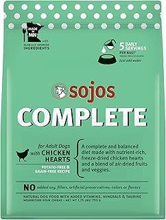 Sojos Complete Chicken Recipe Dehydrated Dog Food, 1.75 lb