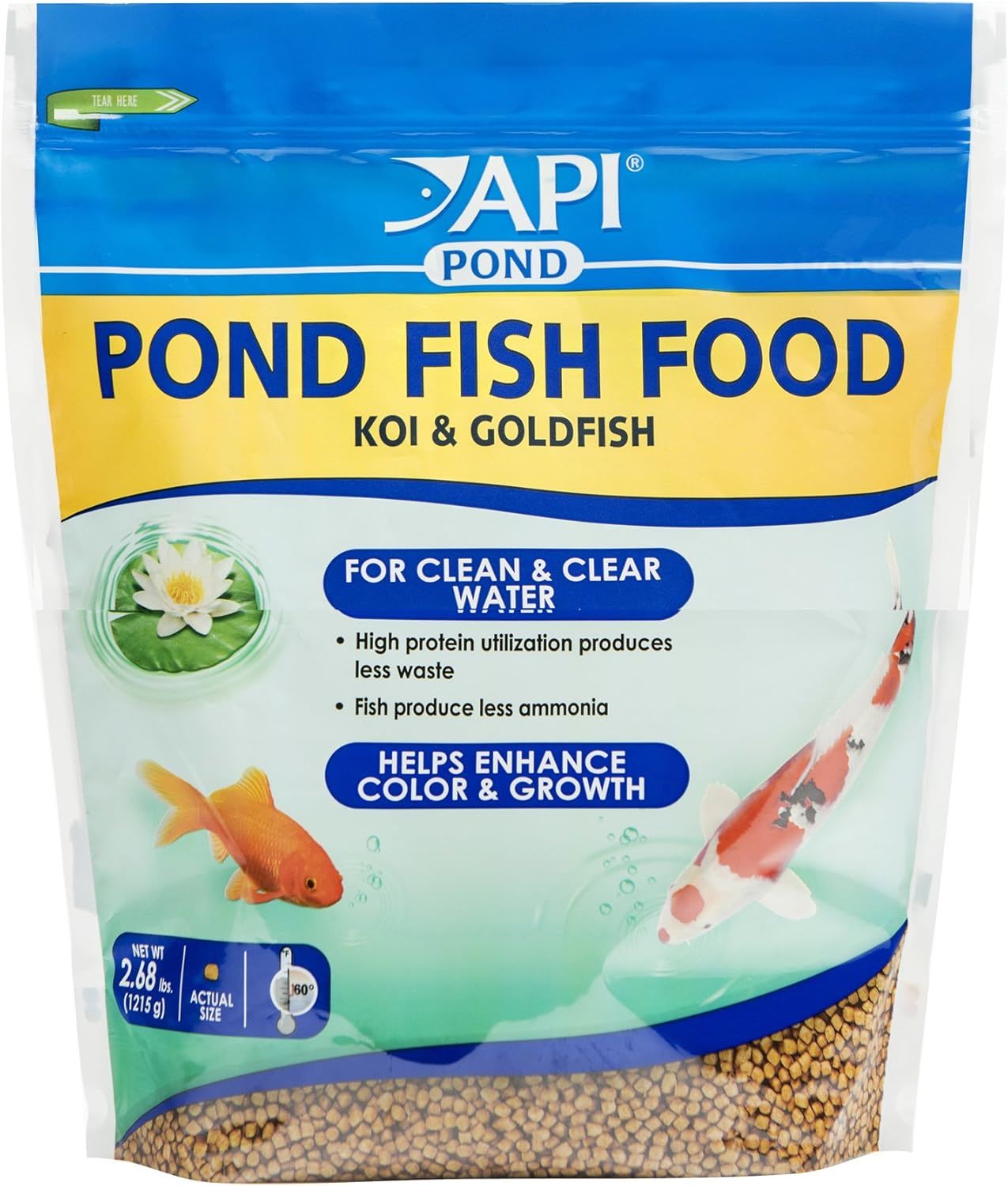 API POND FISH FOOD Pond Fish Food 2.68-Pound Bag