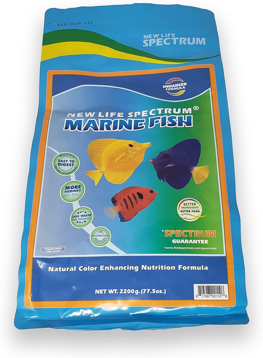 New Life Spectrum Naturox Series Marine Formula Supplement, 2200g Bag