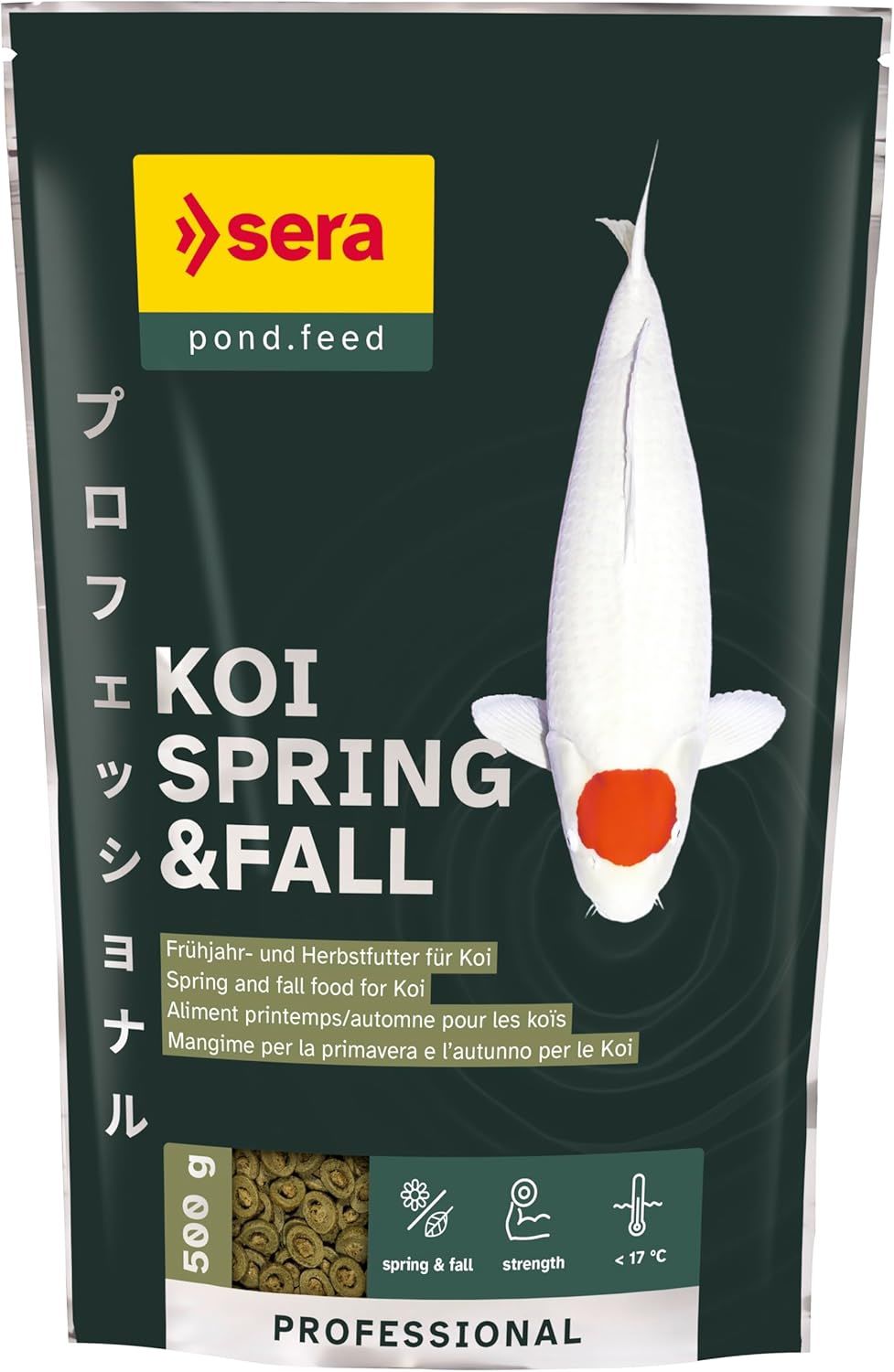 sera 7011 KOI Professional Spring/Autumn 1.1 lb 500g Pet Food, One Size