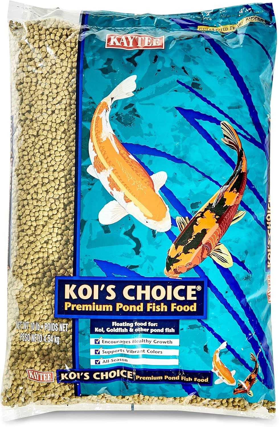 Kaytee Koi's Choice Koi Floating Fish Food, 10 Pound