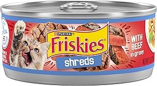 Purina Friskies Shreds With Beef in Gravy Wet Cat Food - (Pack of 24) 5.5 oz. Cans